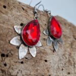 Kolczyki Głębia Czerwieni