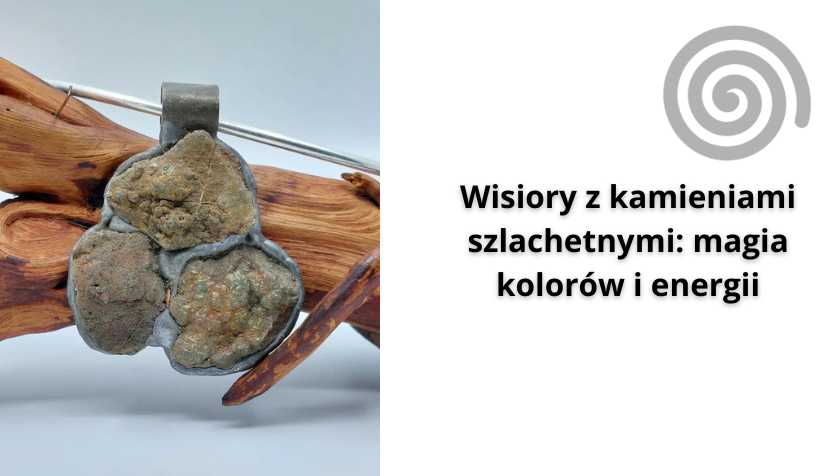 wisior z kamieniem