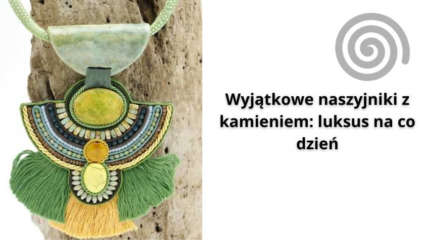 naszyjnik z kamieniem naturalnym