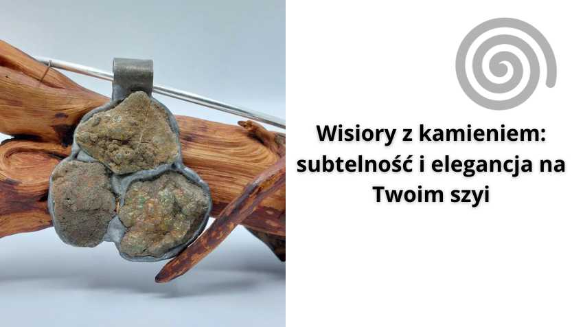 wisior z kamieniem