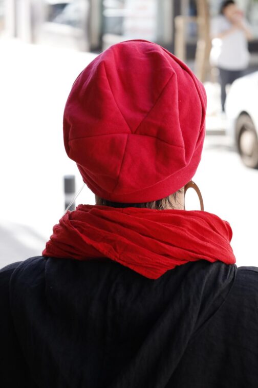 czerwona czapkę