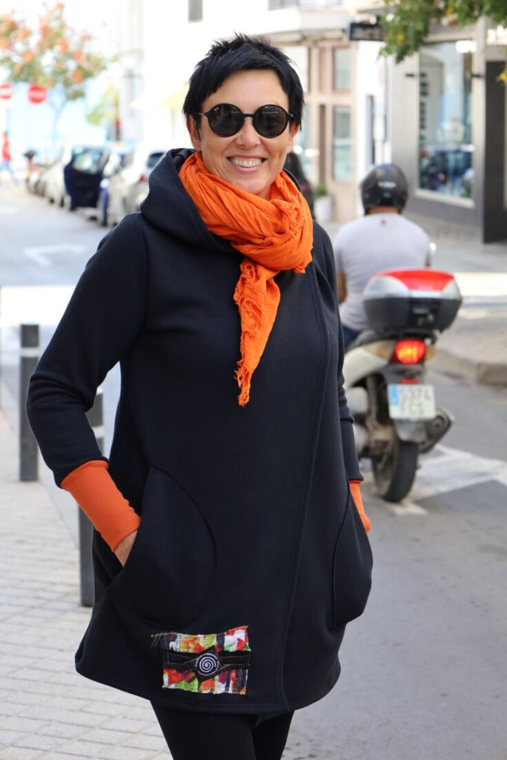 czarna bluza damska