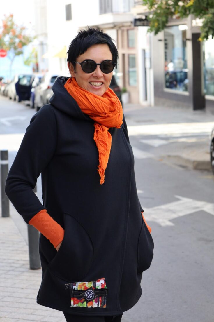 czarna bluza damska