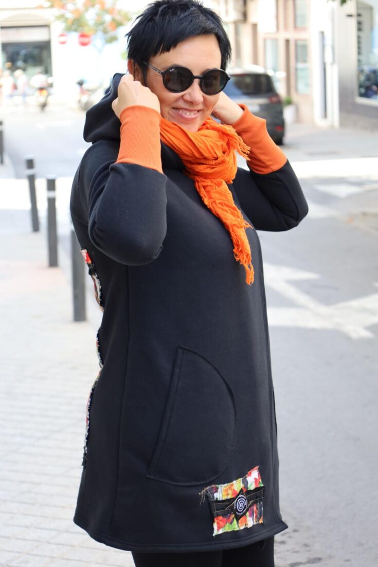 czarna bluza damska