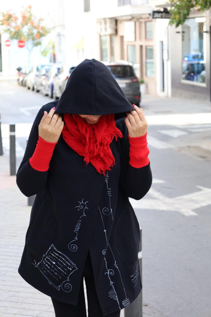 bluza malowana