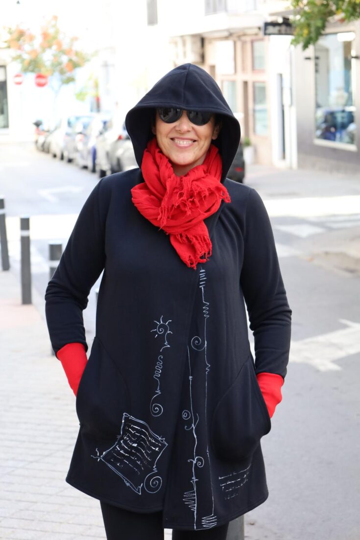 bluza malowana
