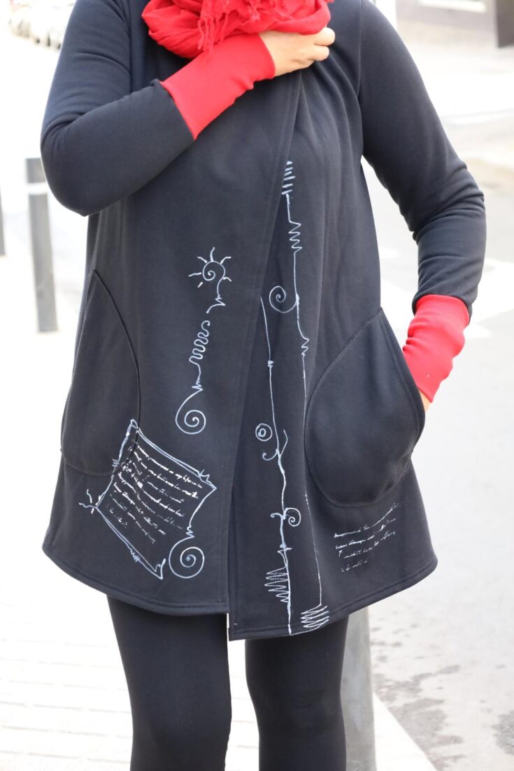 bluza malowana