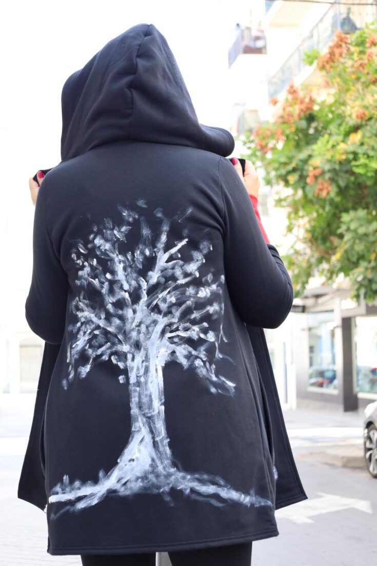 bluza czarna rozpinana