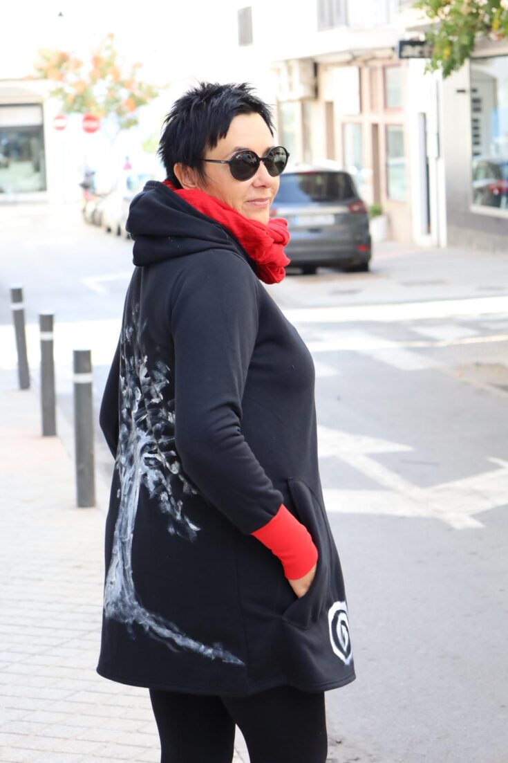 bluza czarna rozpinana