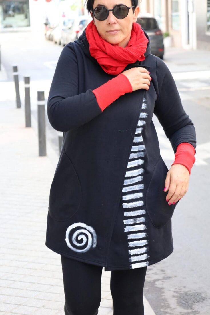 bluza czarna rozpinana
