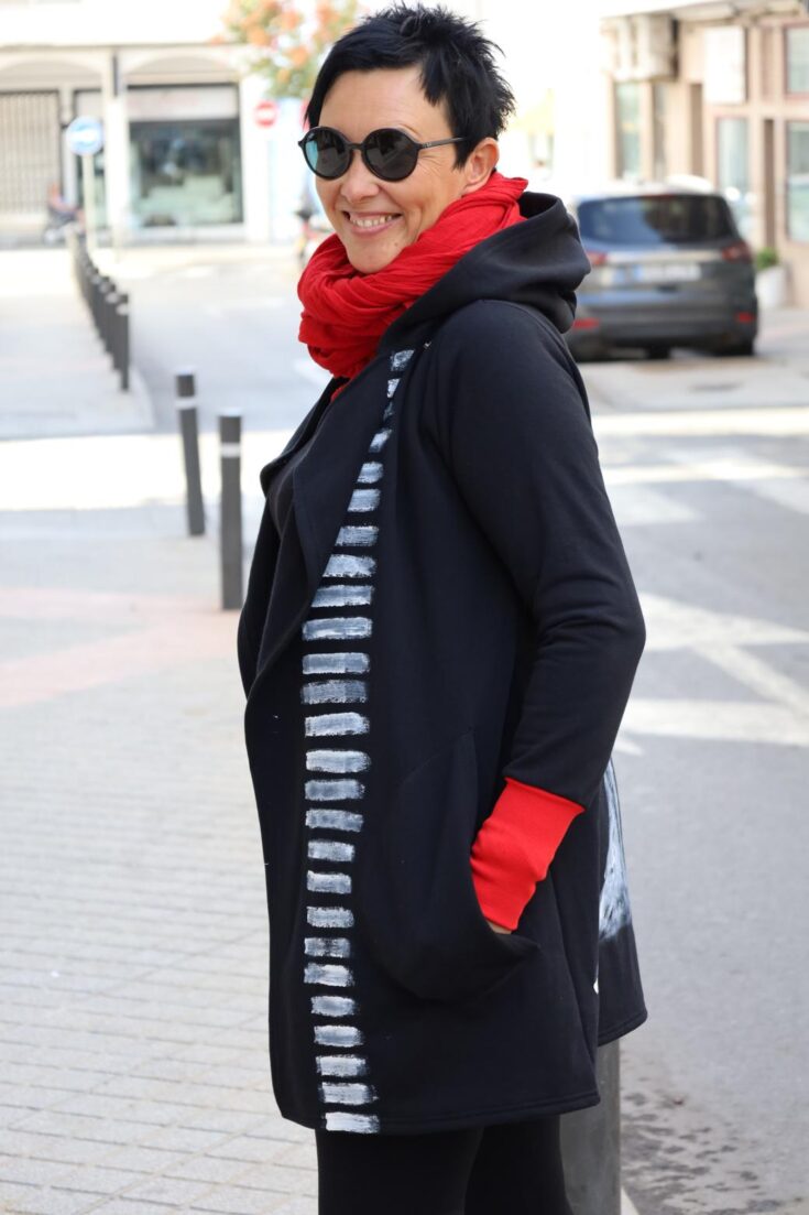 bluza czarna rozpinana