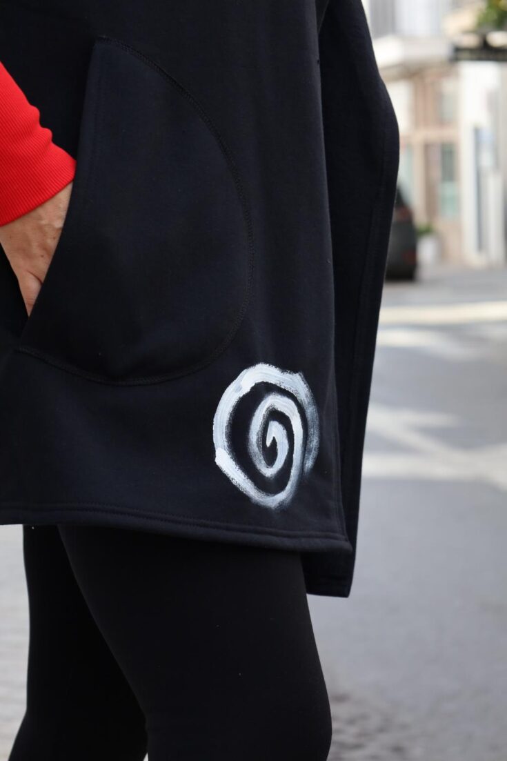 bluza czarna rozpinana