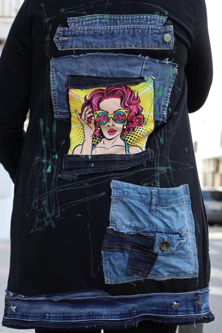 bluza czarna damska
