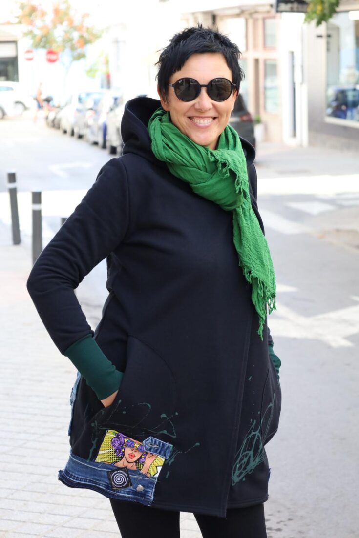 bluza czarna damska