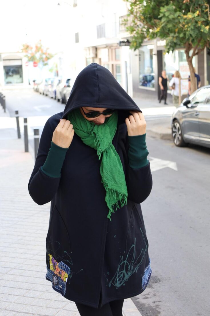 bluza czarna damska