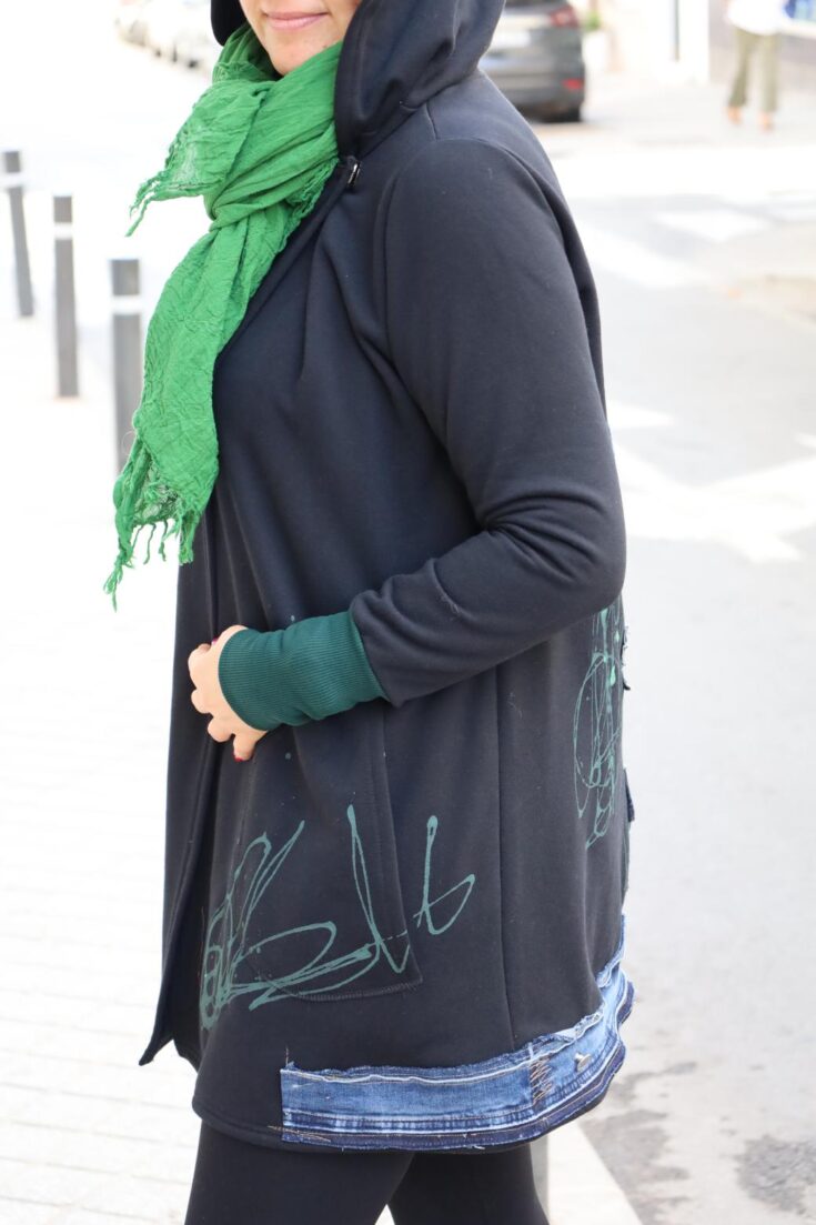 bluza czarna damska
