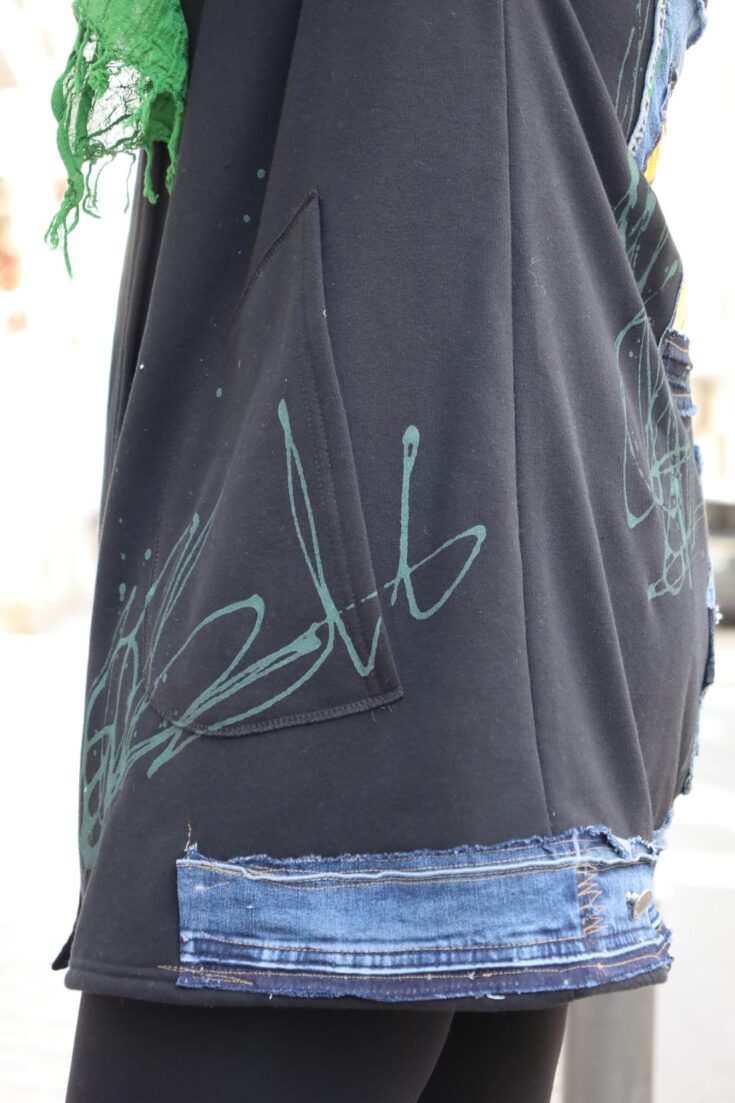 bluza czarna damska