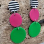 kolczyki kolorowe