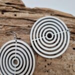 Kolczyki Biały Labirynt