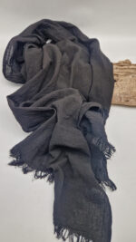 Szal czarna czerń - obrazek 14