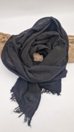Szal czarna czerń - obrazek 10