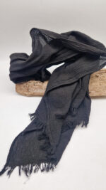 Szal czarna czerń - obrazek 11