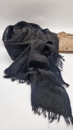 Szal czarna czerń - obrazek 12