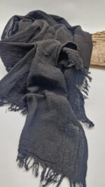 Szal czarna czerń - obrazek 13