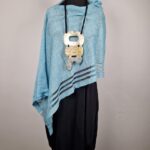 Ponczo Błękitna Romantyczność