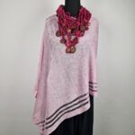 Ponczo Malinowa Chmurka