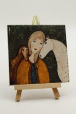 Malowany kafelek Ja i konie - obrazek 3