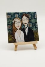 Malowany kafelek Nasz ślub - obrazek 3