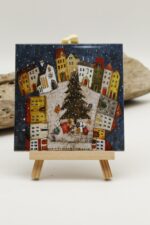 Malowany kafelek Do góry nogami