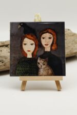 Malowany kafelek Ty i ja