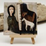 Malowany kafelek Dla muzyka