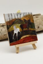 Malowany kafelek Jak łyse konie - obrazek 4