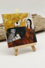 Malowany kafelek Jestem taka piękna - obrazek 4