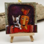 Malowany kafelek Moje psiaki