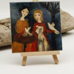 Malowany kafelek Ja, mama i ...