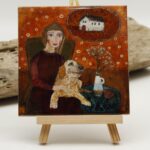 Malowany kafelek Moje marzenia