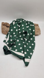 Zielony Paryż i kropki - obrazek 2