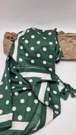 Zielony Paryż i kropki - obrazek 3