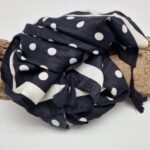 Chusta Paryż i kropki