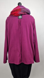 Kardigan Pan Jean Madżenta - obrazek 15