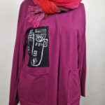 Kardigan Pan Jean Madżenta