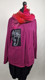 Kardigan Pan Jean Madżenta