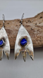 Kolczyki Kobaltowa Piękność - obrazek 4