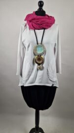 Bluzka Biała Zoe - obrazek 8