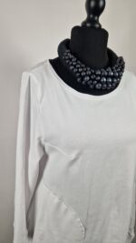 Bluzka Biała Zoe - obrazek 9