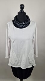 Bluzka Biała Zoe - obrazek 2